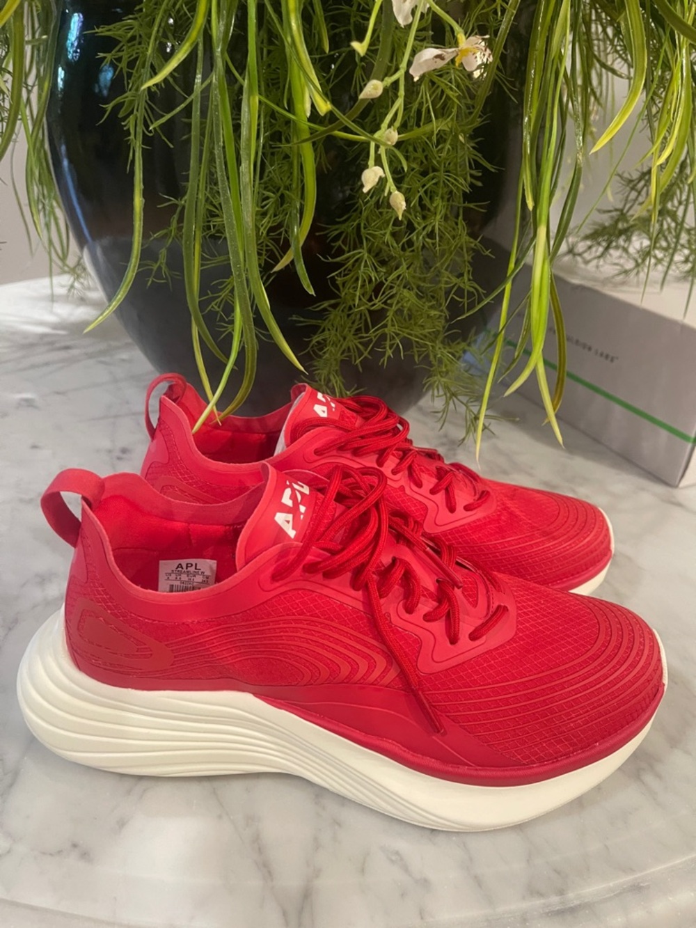 APL Red Athletic Running Shoes - Picture 4 of 4